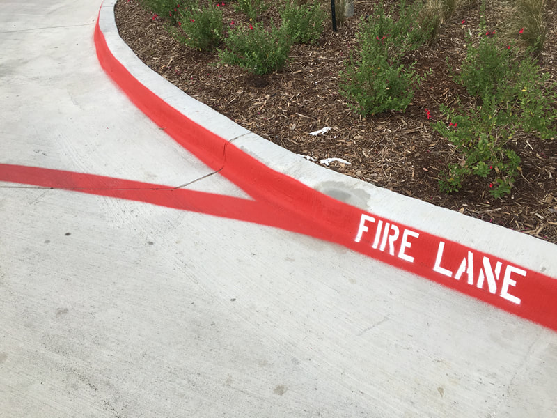Fire Lane Striping and Curb Painting El Paso, TX